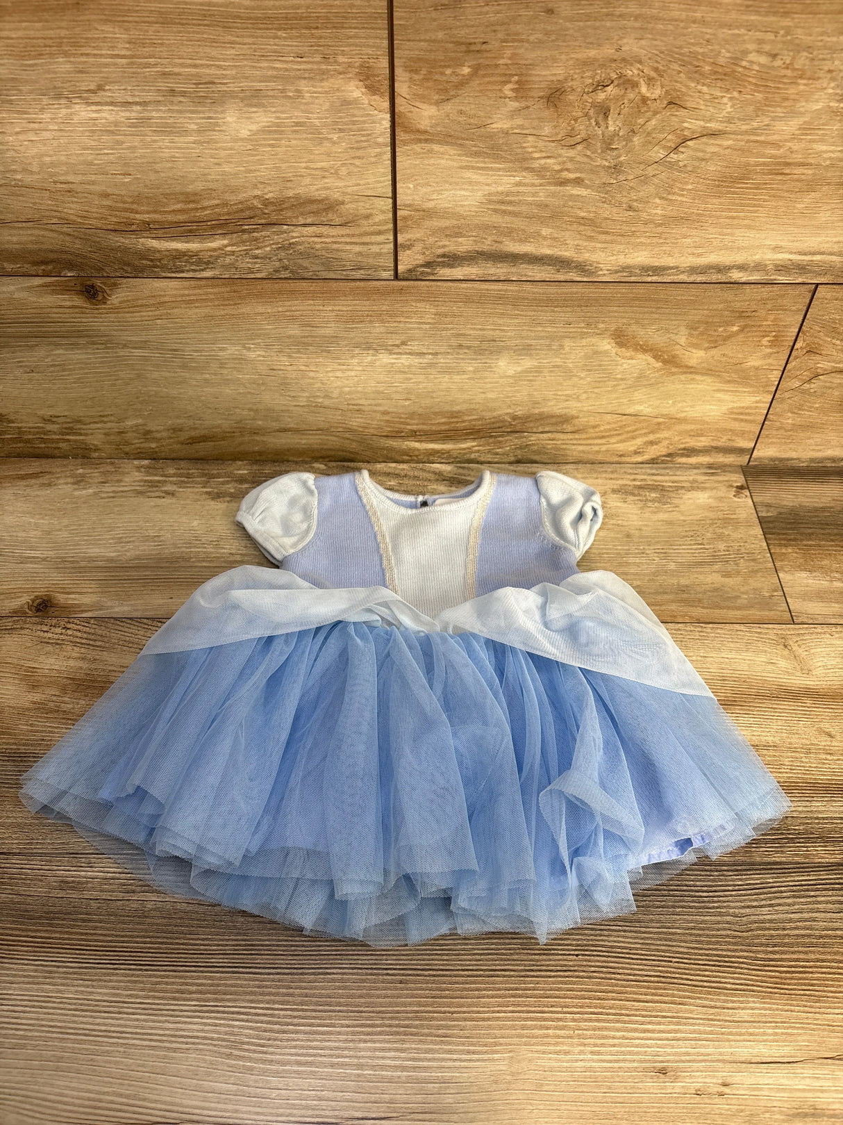 Baby Gap x Disney Baby Cinderella Tulle Dress Blue sz 12-18m