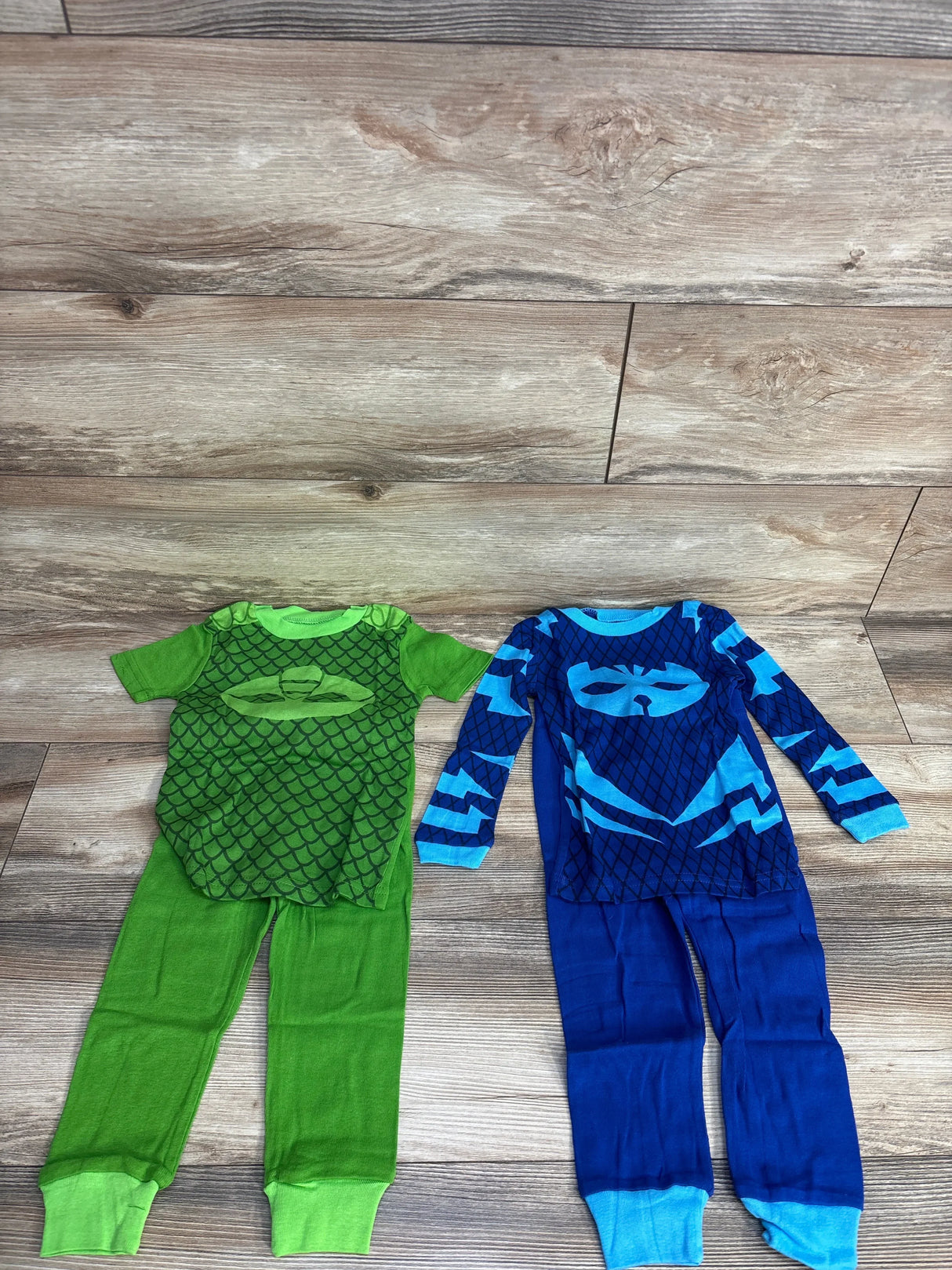 NEW PJ Masks 4pc Catboy/Gekko Pajama Set Blue/Green sz 3T
