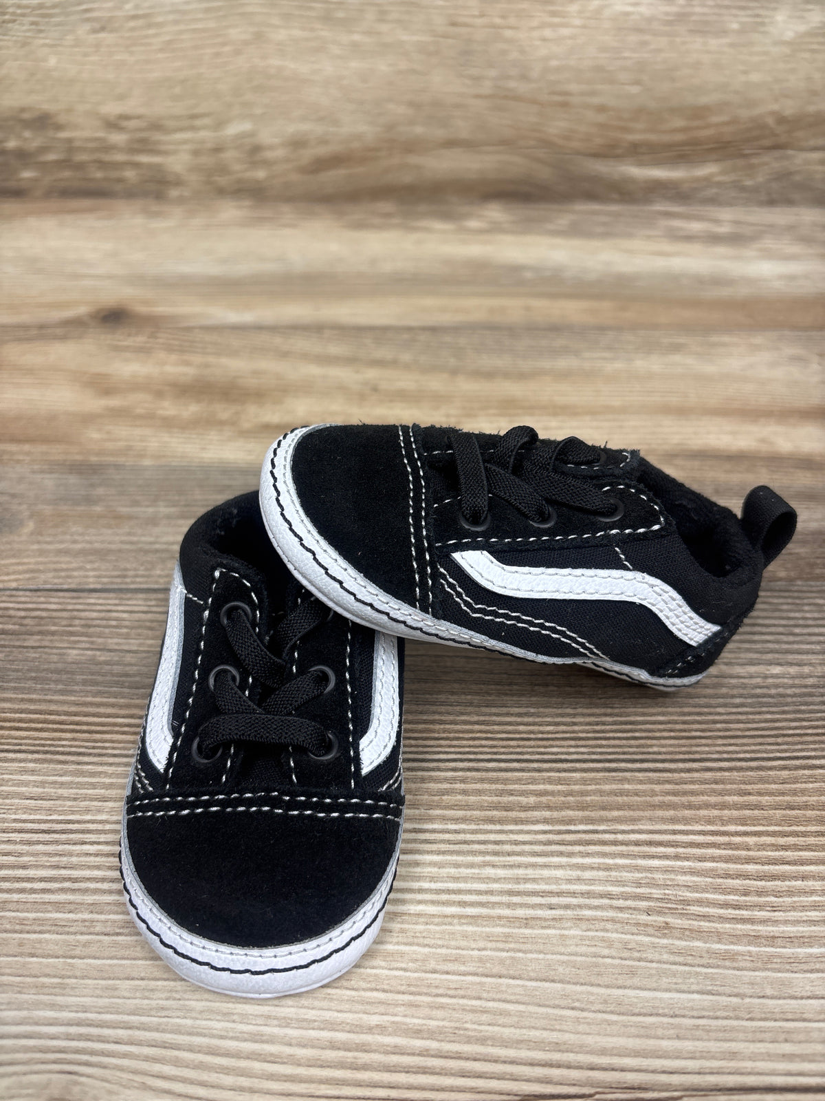Vans Old Skool Crib Shoes Black sz 4c