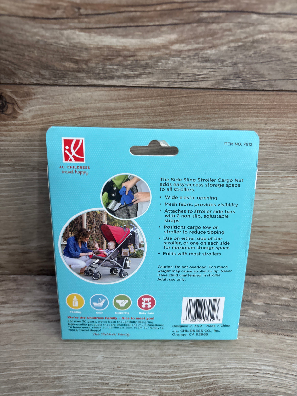 NEW J.L. Childress Side Sling Stroller Cargo Net