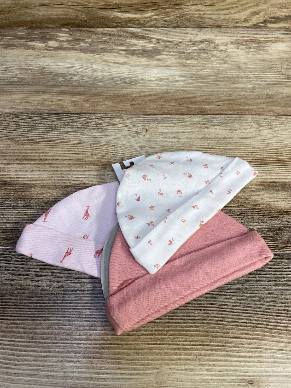 NEW Just One You 3pk Hats Pink sz 0-3m