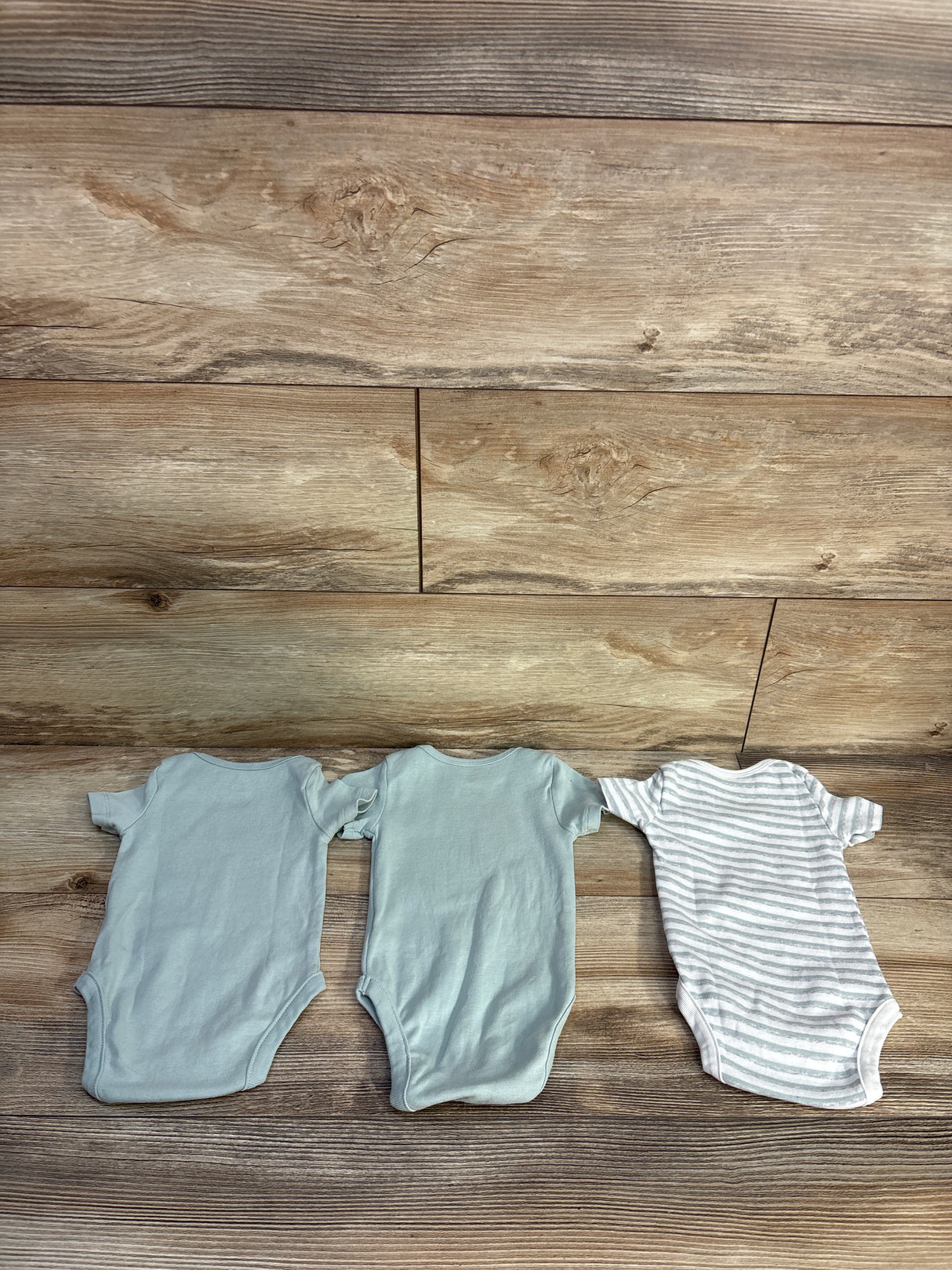Baby Gap 3pk Bodysuits Mint Green sz 3-6m