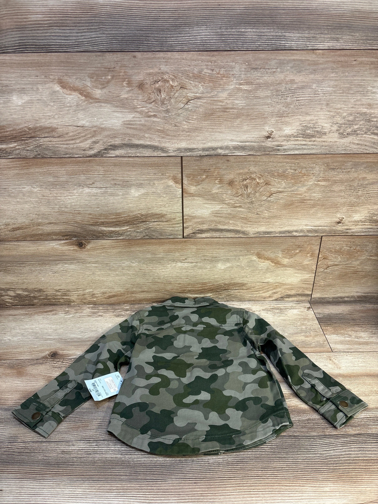 NEW Okie Dokie Camo Shacket Green sz 2T