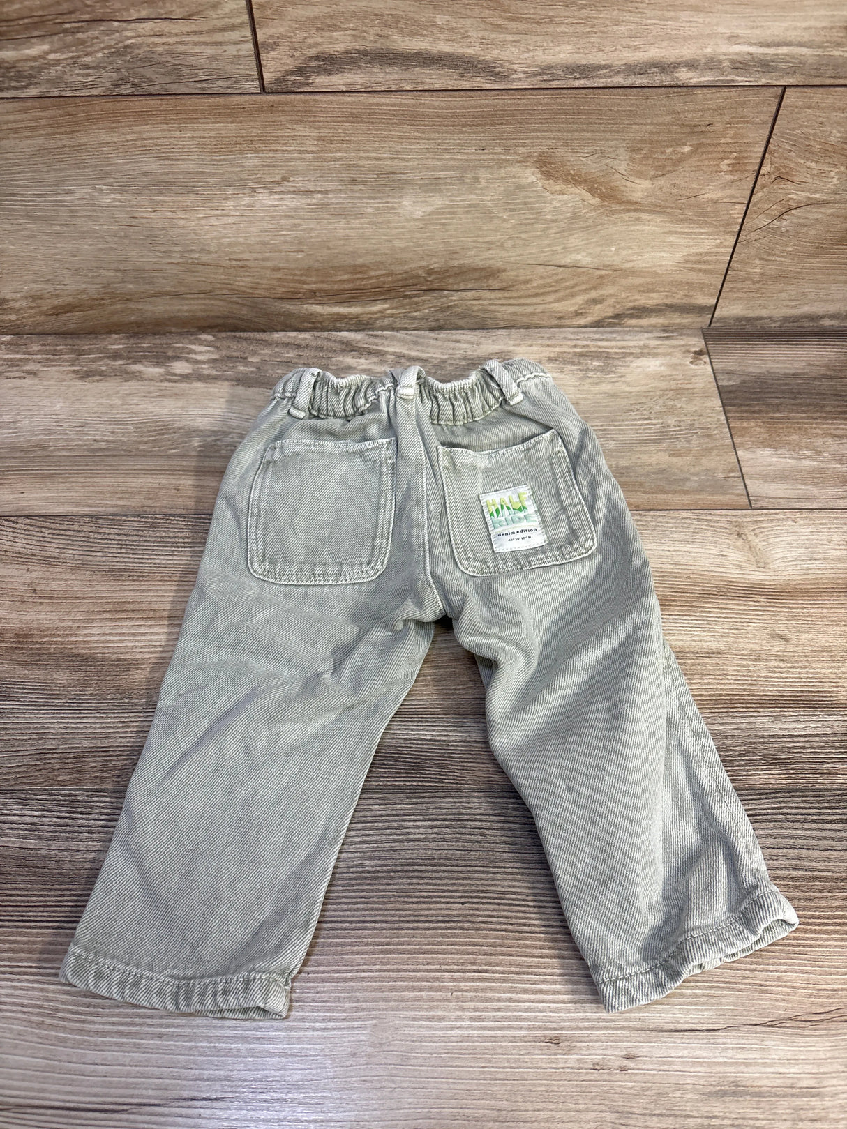Zara Jeans Green sz 9-12m