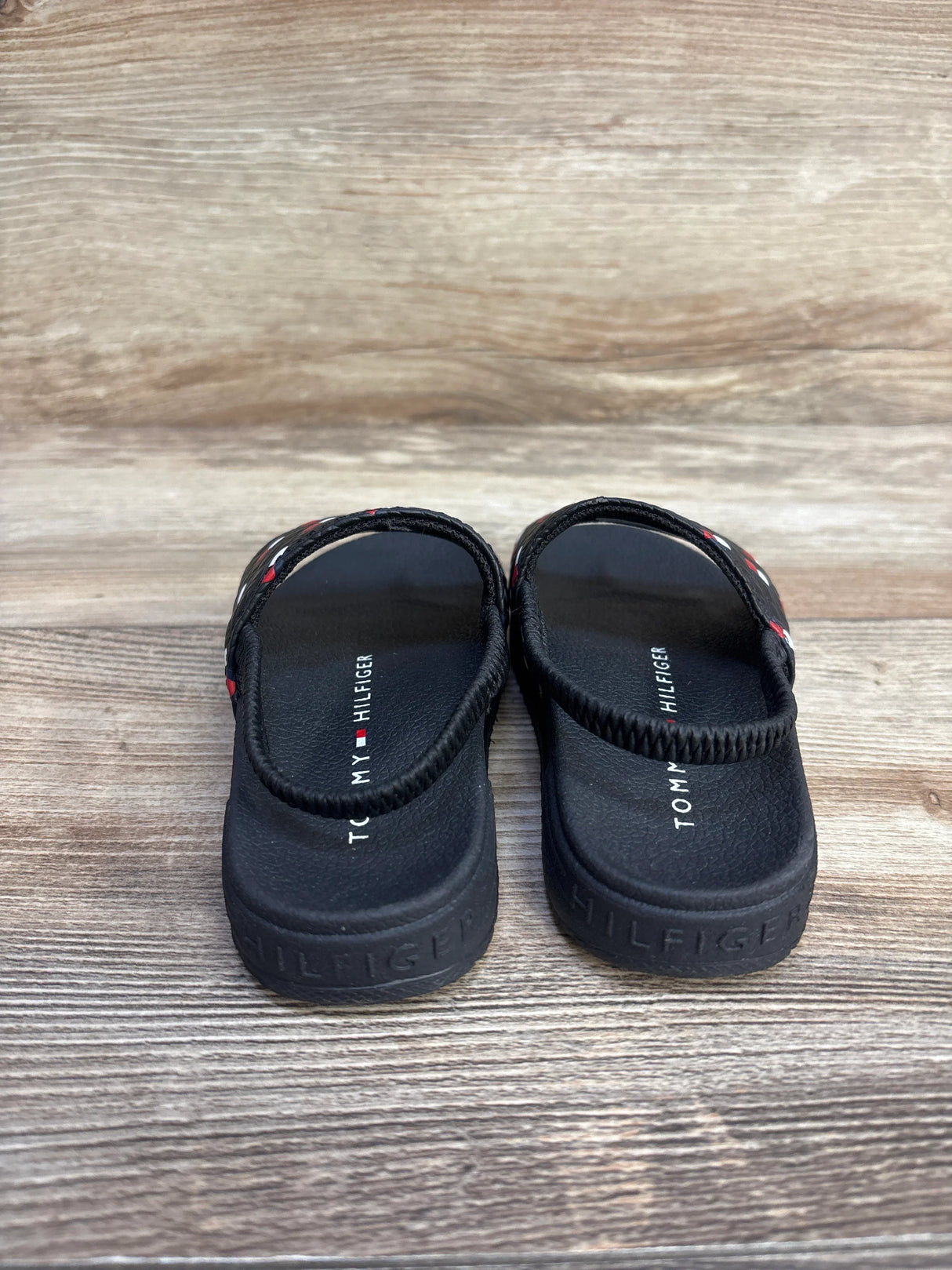 Tommy Hilfiger Slingback Slide Sandals Black sz 9c - Me n Mommy To Be