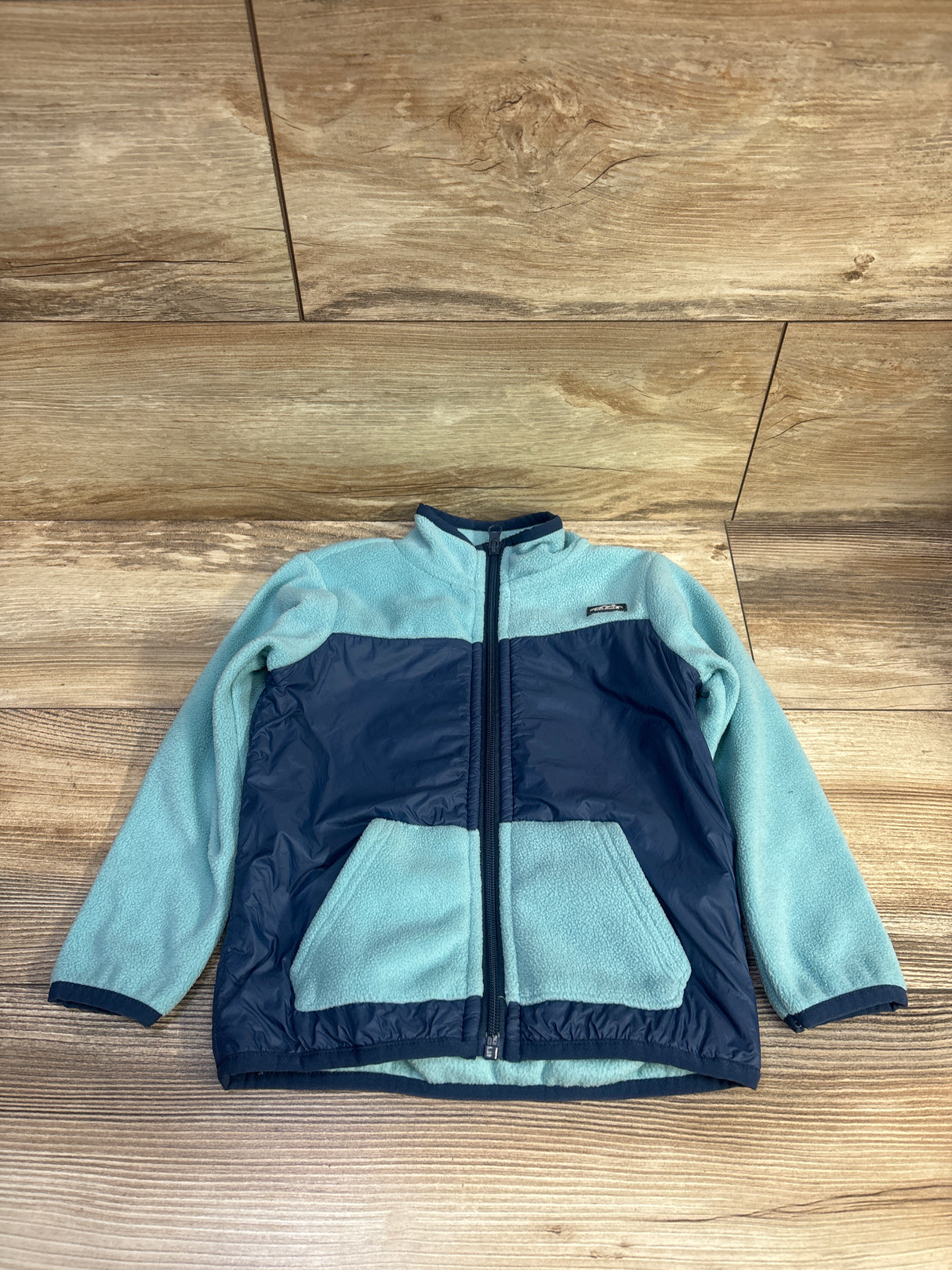 Eddie Bauer Fleece Mixed-Media Jacket Blue sz 3T