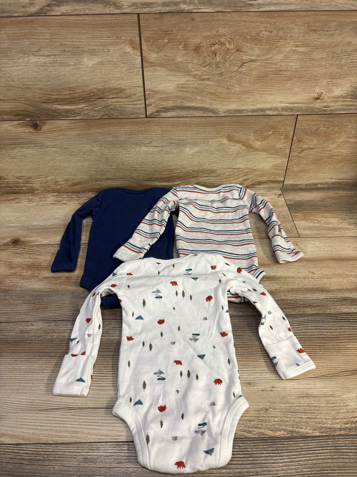 Just One You 3pk Bodysuits White sz 3m