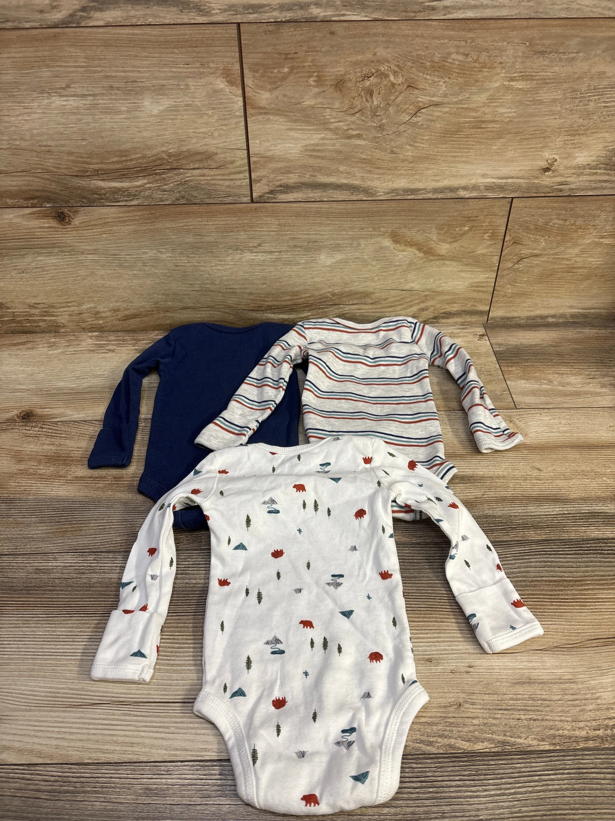 Just One You 3pk Bodysuits White sz 3m