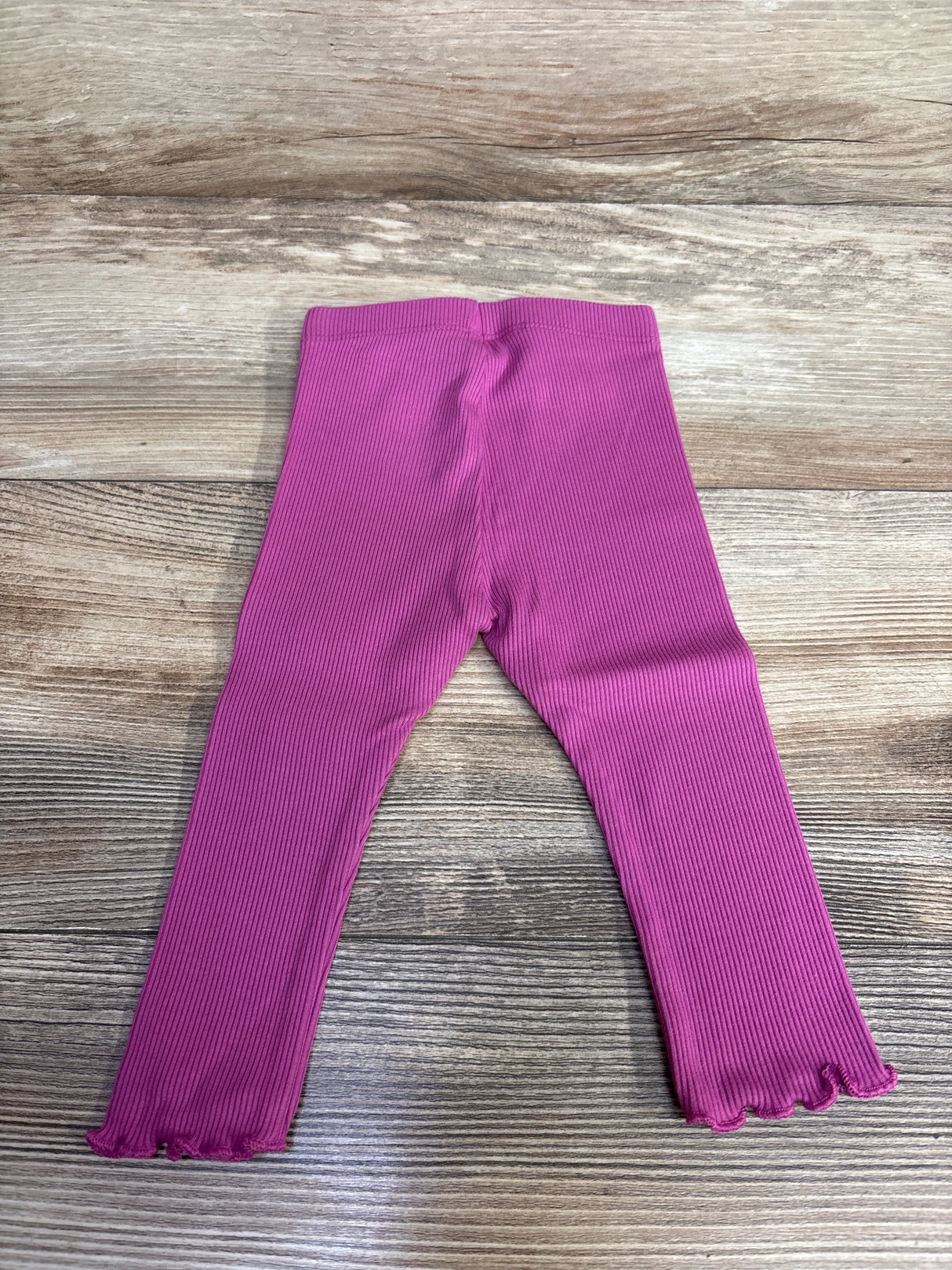 NEW Okie Dokie Ribbed Dahlia Mauve Leggings sz 6m