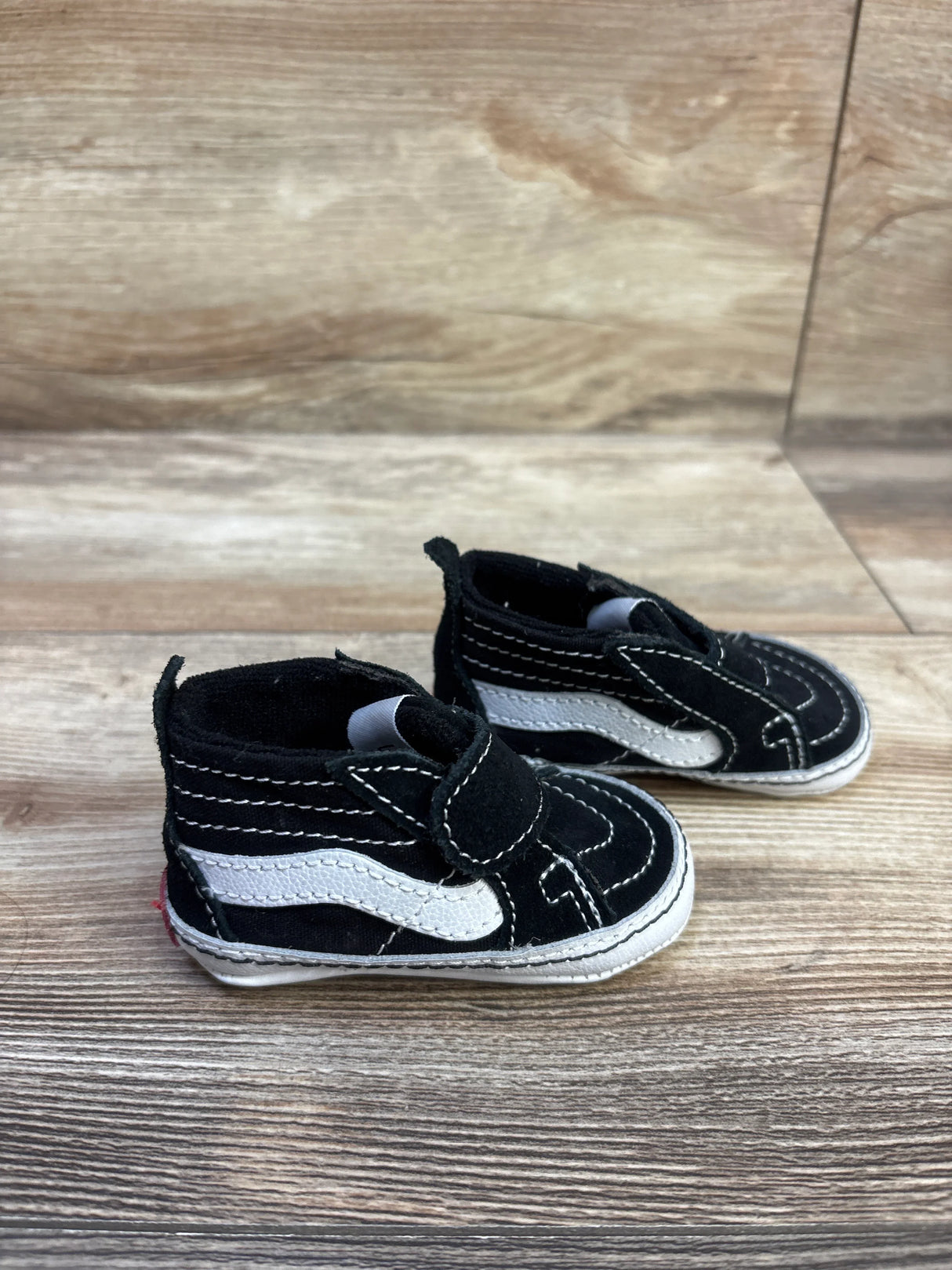 Vans Sk8-Hi Cribs Shoes Black sz 2c