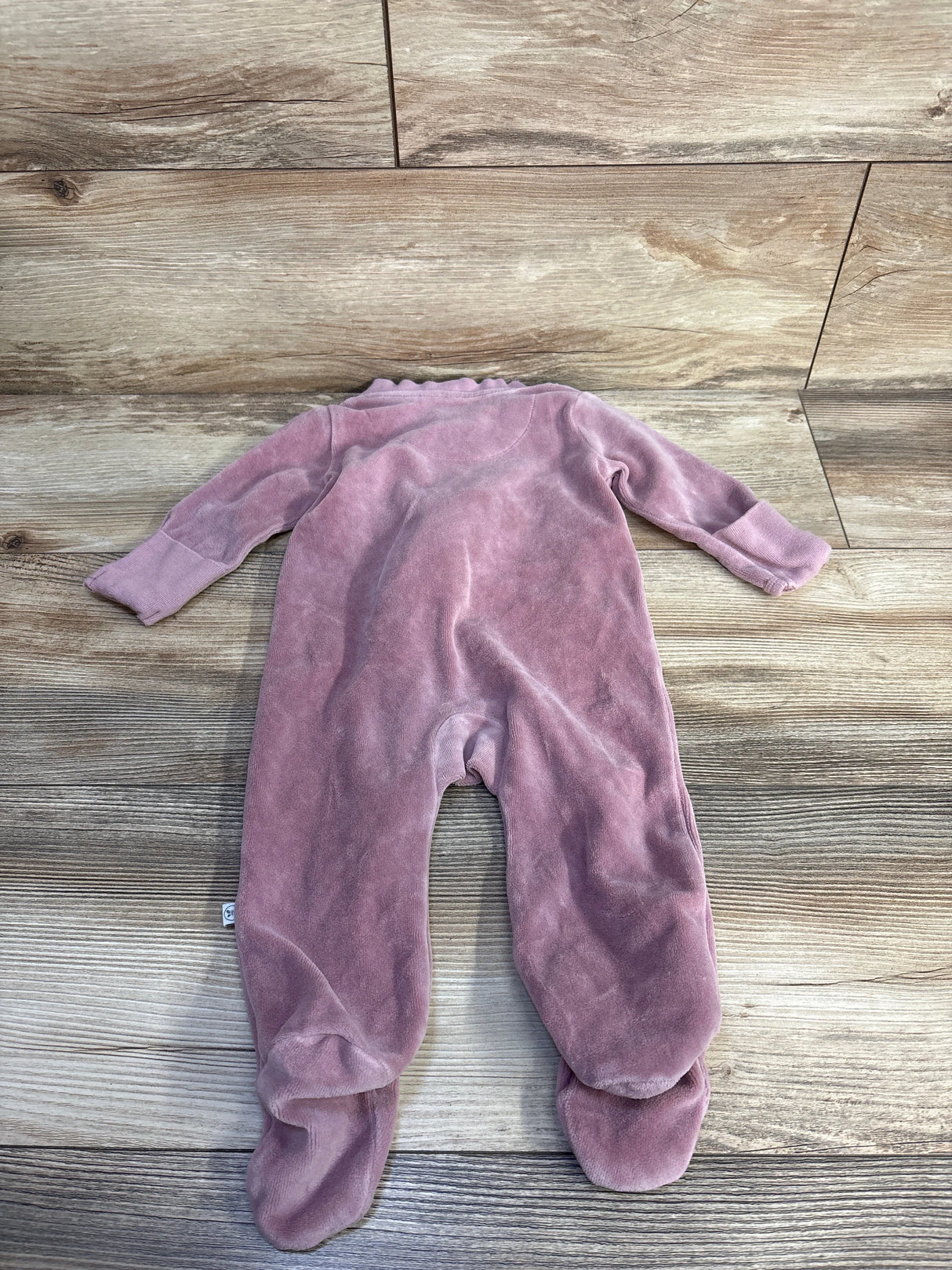 Honest Baby Velvet Sleeper Mauve sz 3-6m