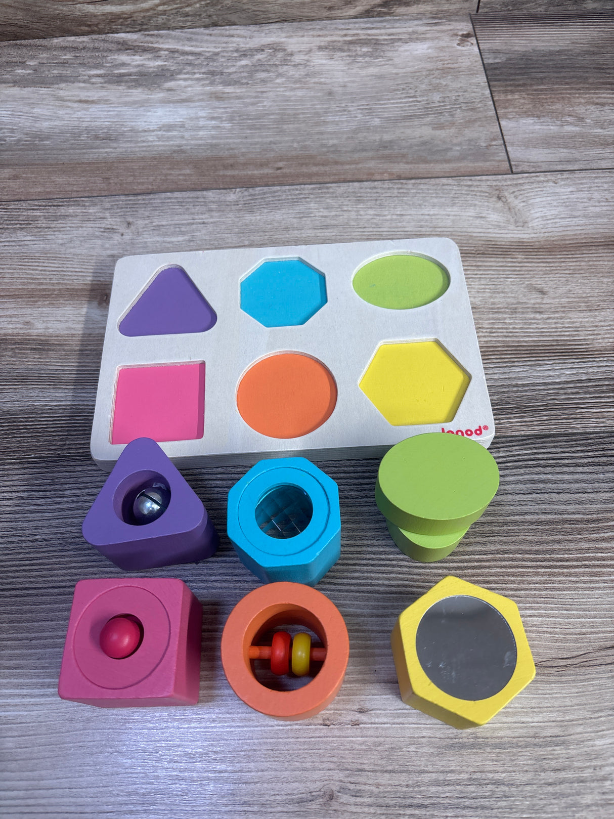 Hape Construction Peg Puzzle 10pc
