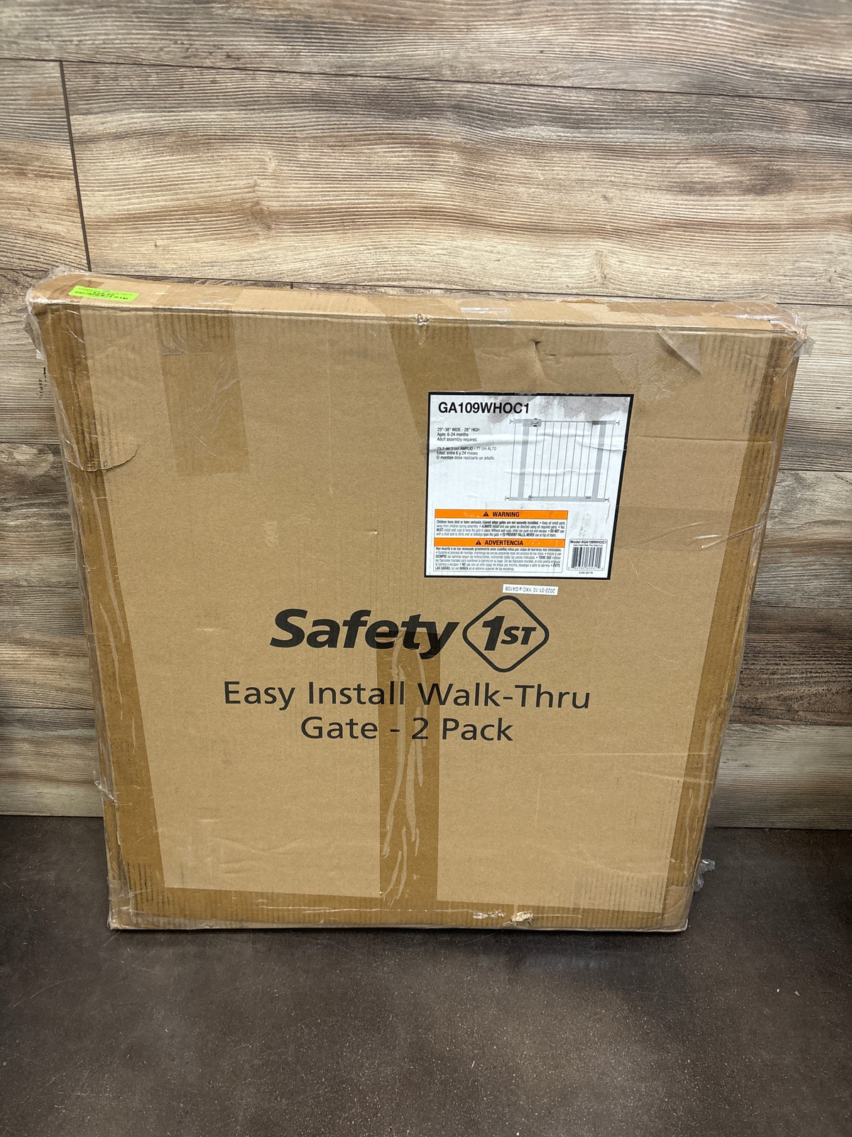 Safety 1st Easy Install Walk Through Safety Gate White 29-38'' 2pk