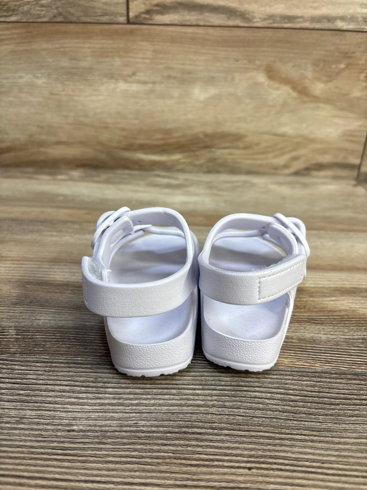 Wonder Nation Two Buckle Sandals White sz 5-6c