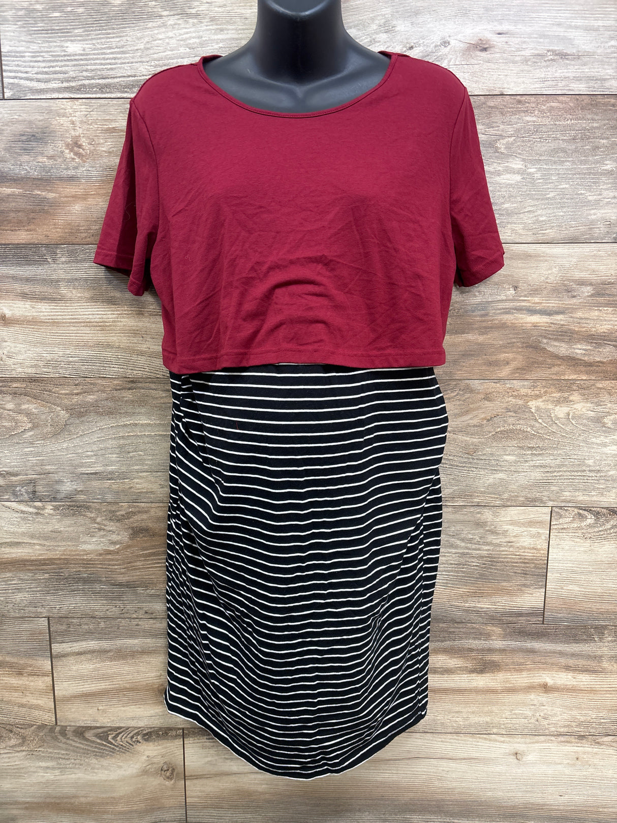 Shein Nursing Maternity Dress Red sz XXL