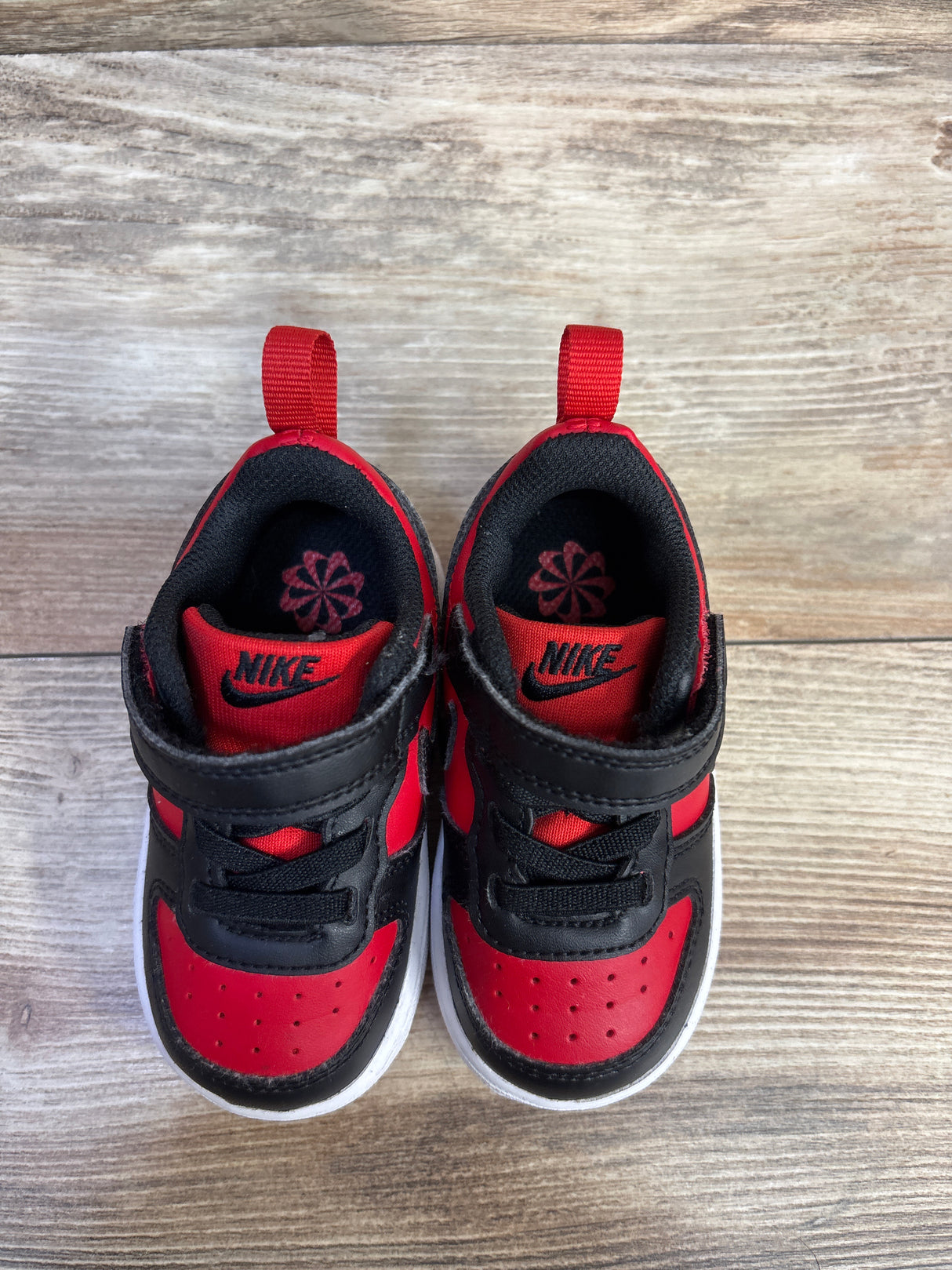 Nike Court Borough Recraft TD 'University Red Black' Sneakers sz 5c