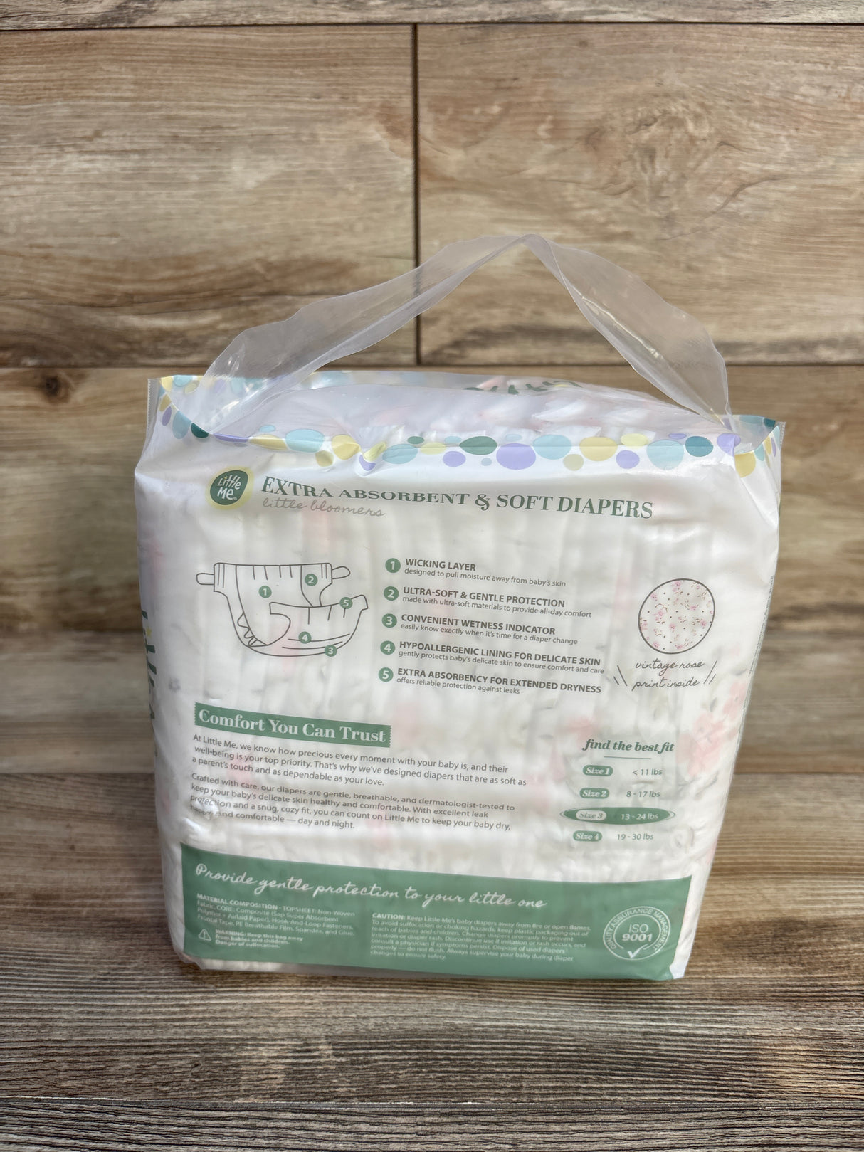 NEW Little Me Diaper Size 3 22ct