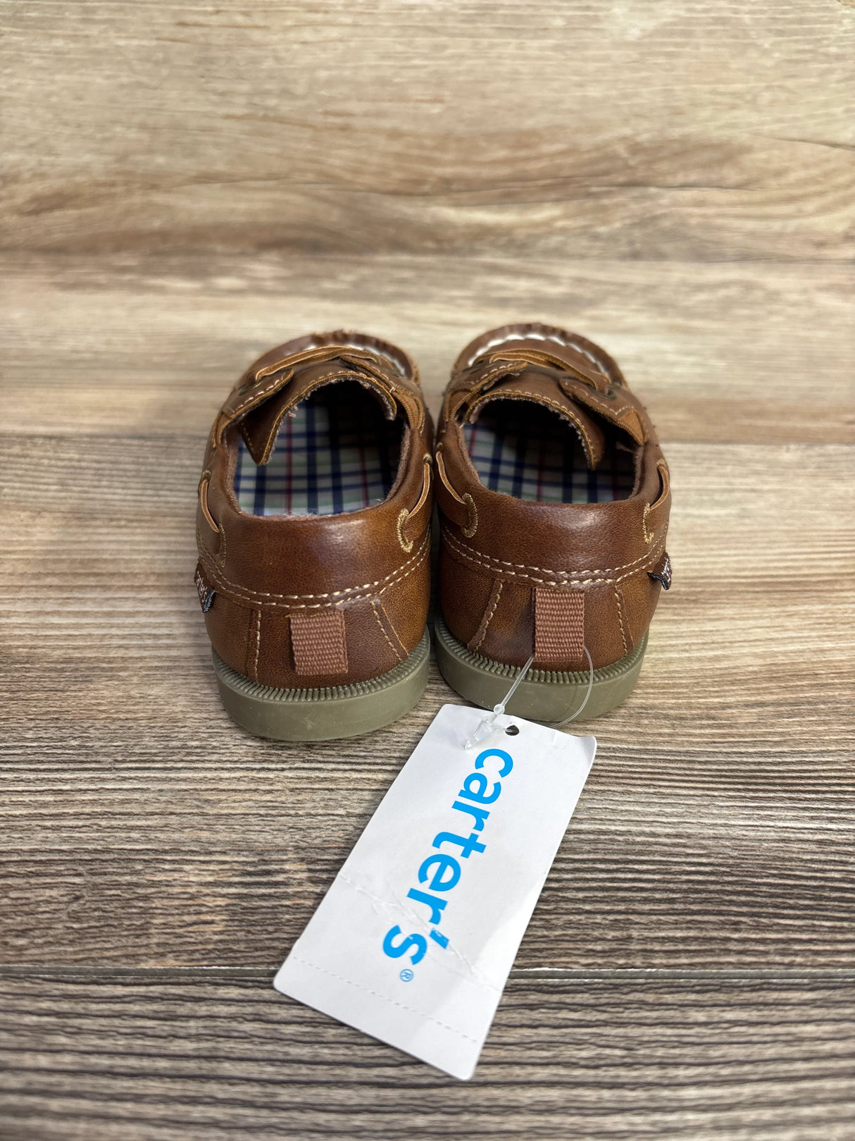 NEW Carter's Bauk Boat Shoes Brown sz 6c