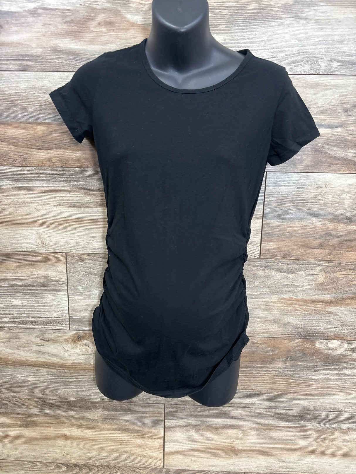 Bearland Maternity Ruched Shirt Black sz Small