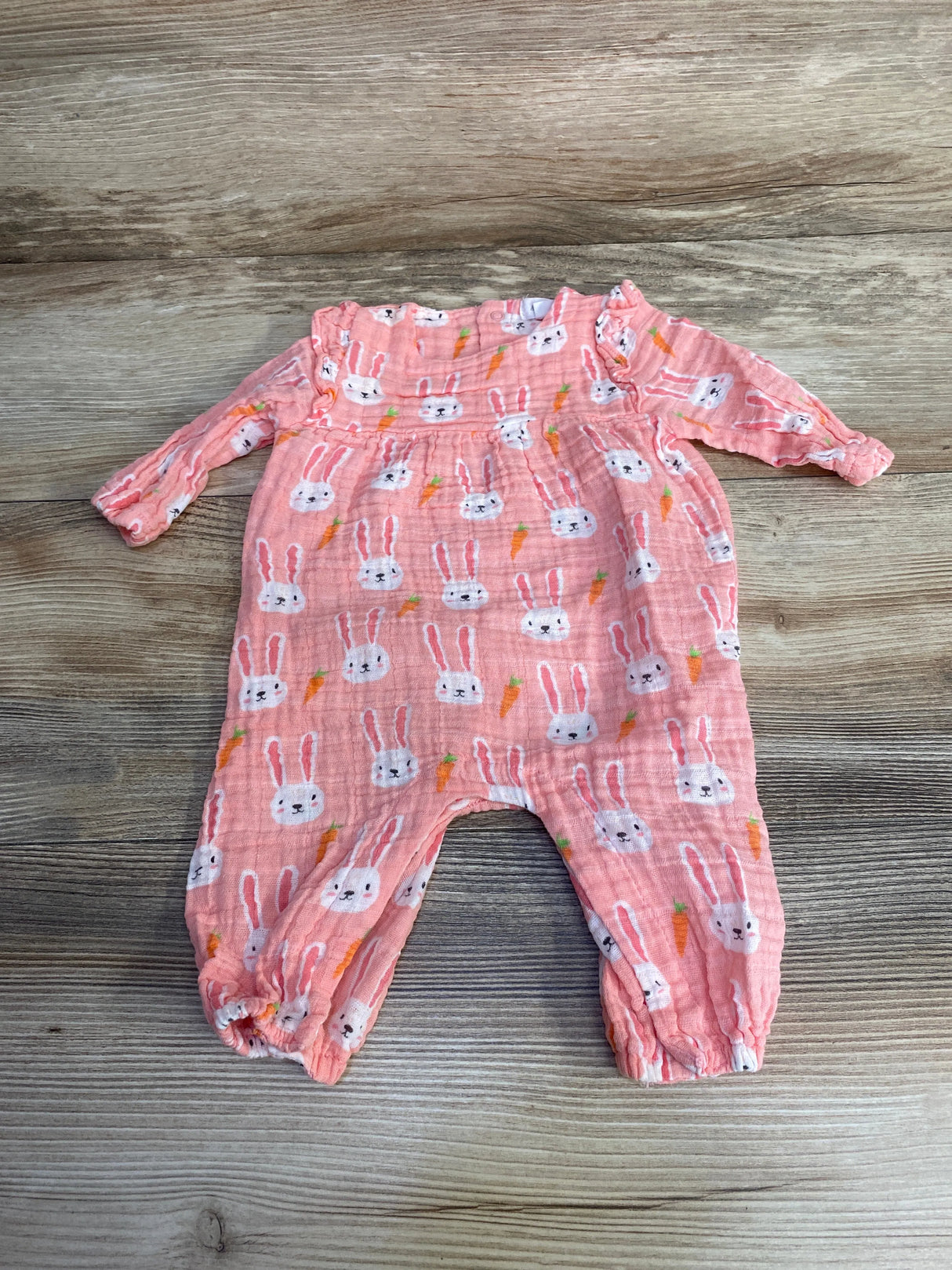 Angel Dear Bunny Print Jumpsuit Pink sz 0-3m - Me n Mommy To Be