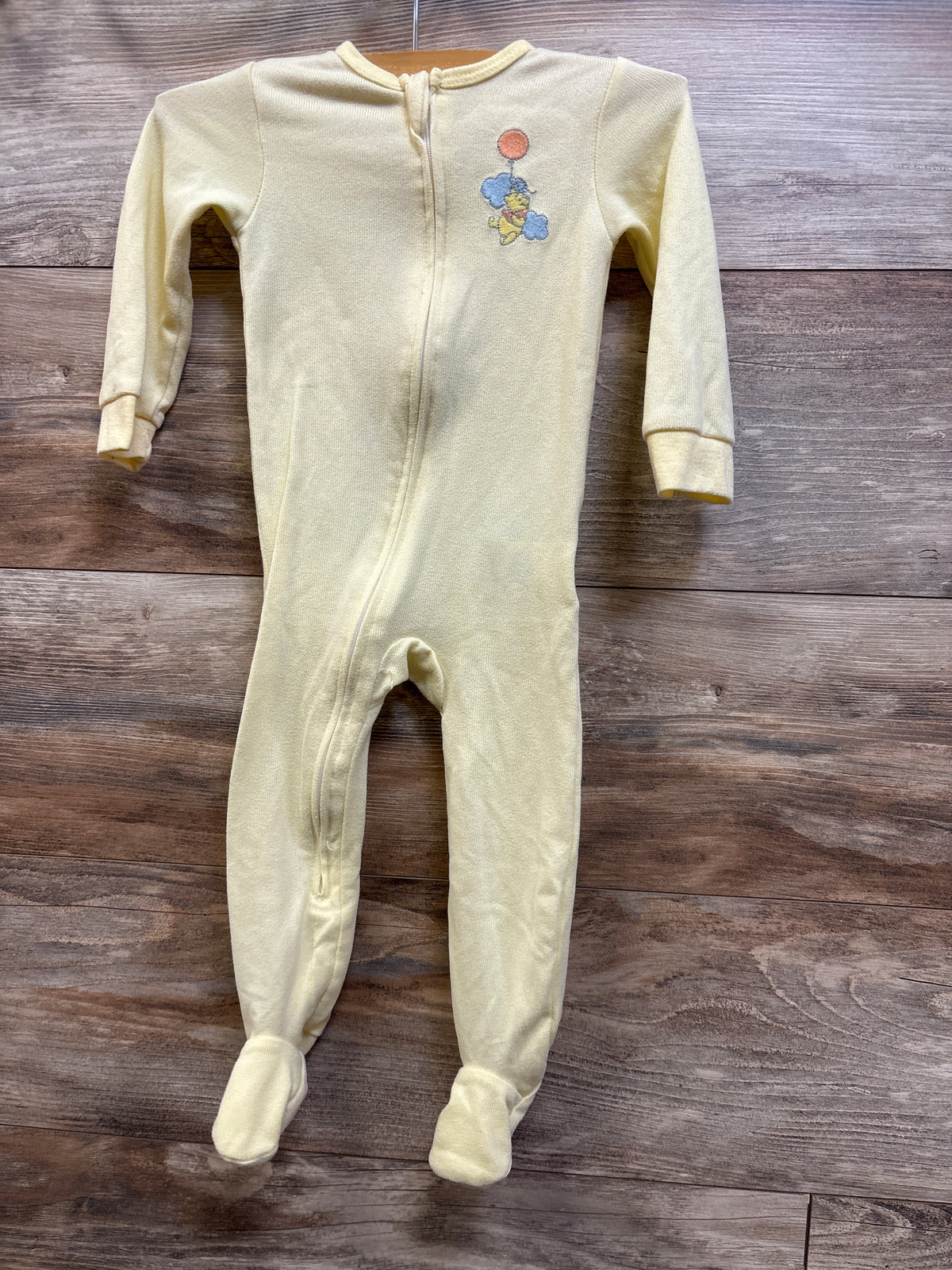 Disney Baby Winnie The Pooh Sleeper Yellow sz 9m