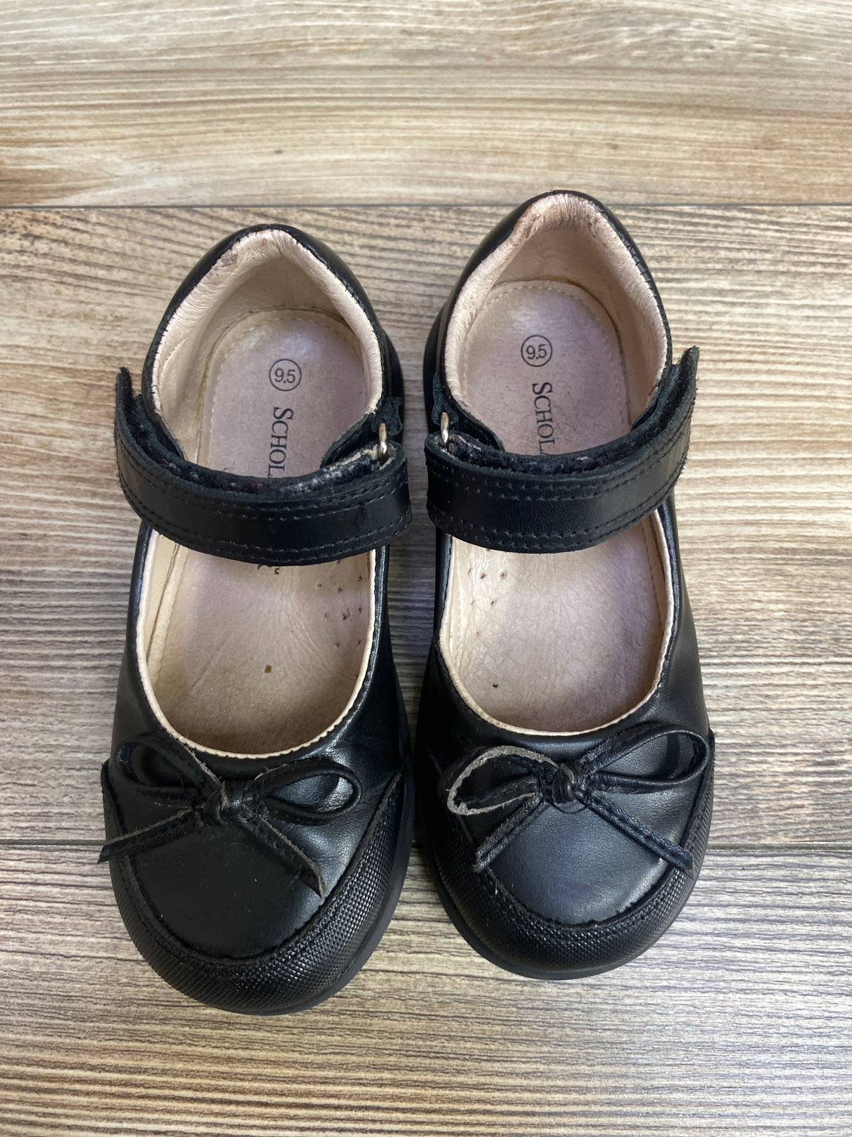 ScholarWear Leather Mary Jane Shoes Black sz 9.5c