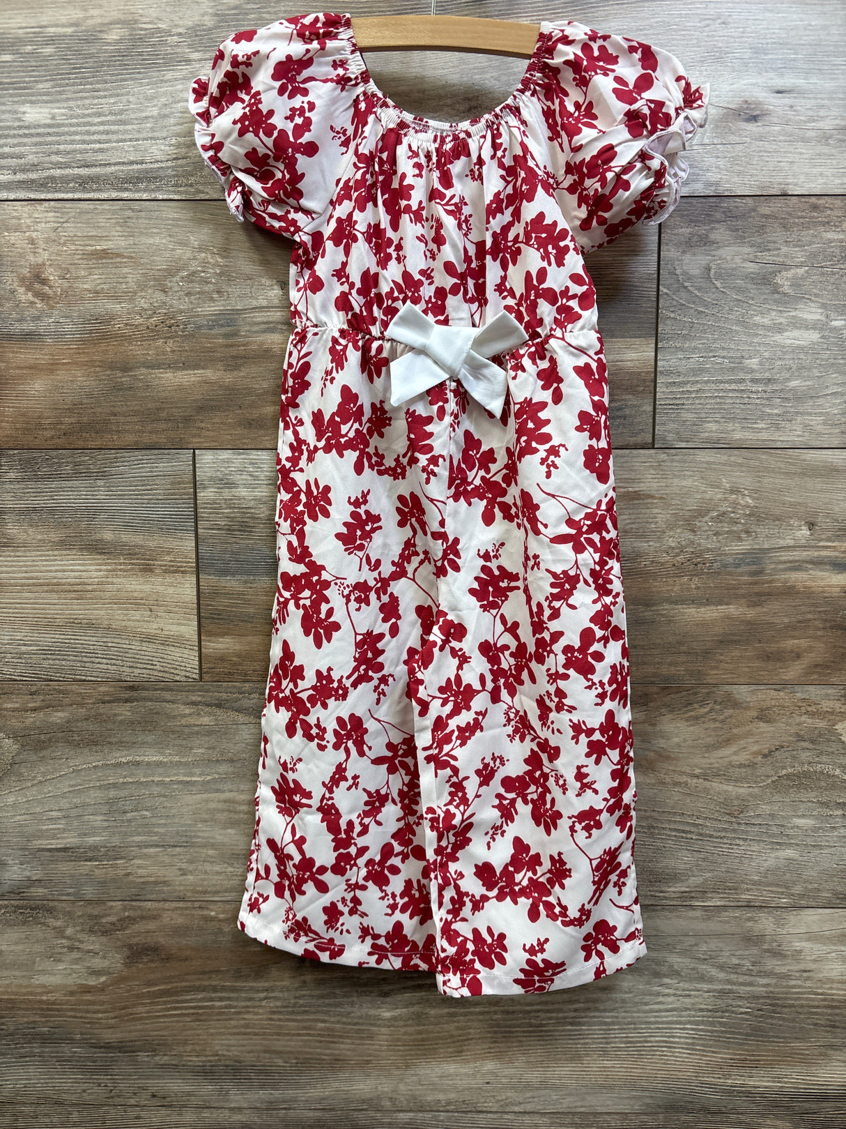 NEW Shein Floral Jumpsuit White sz 18-24m