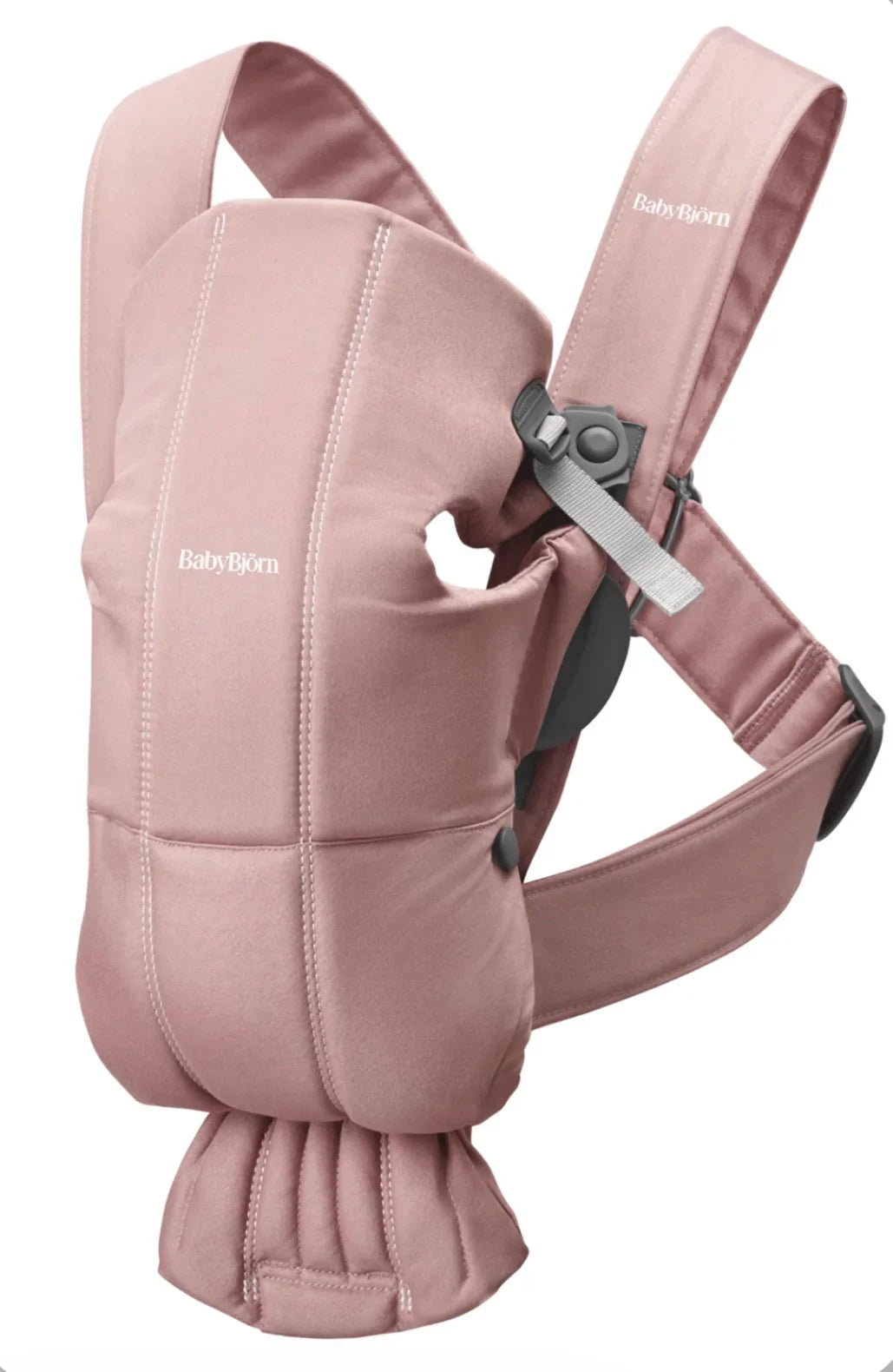 Baby Bjorn Baby Carrier Mini, Soft Jersey Dusty Pink 7-25lbs