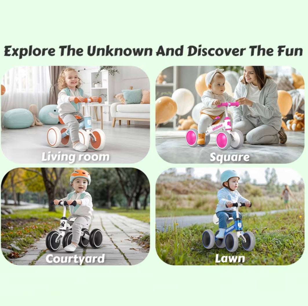 NEW Allobebe Baby Balance Bike Pink