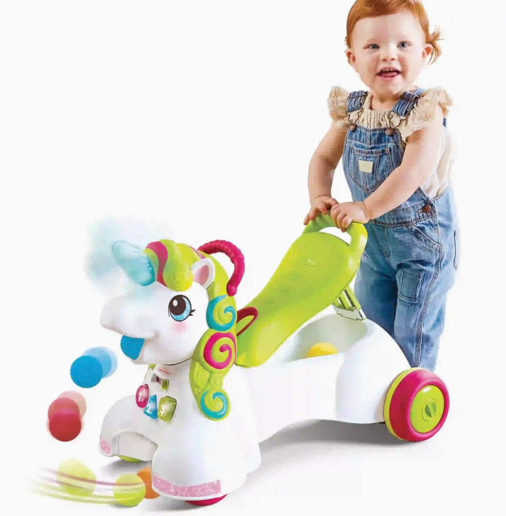 NEW Infantino 3-in-1 Sit, Walk, & Ride Unicorn