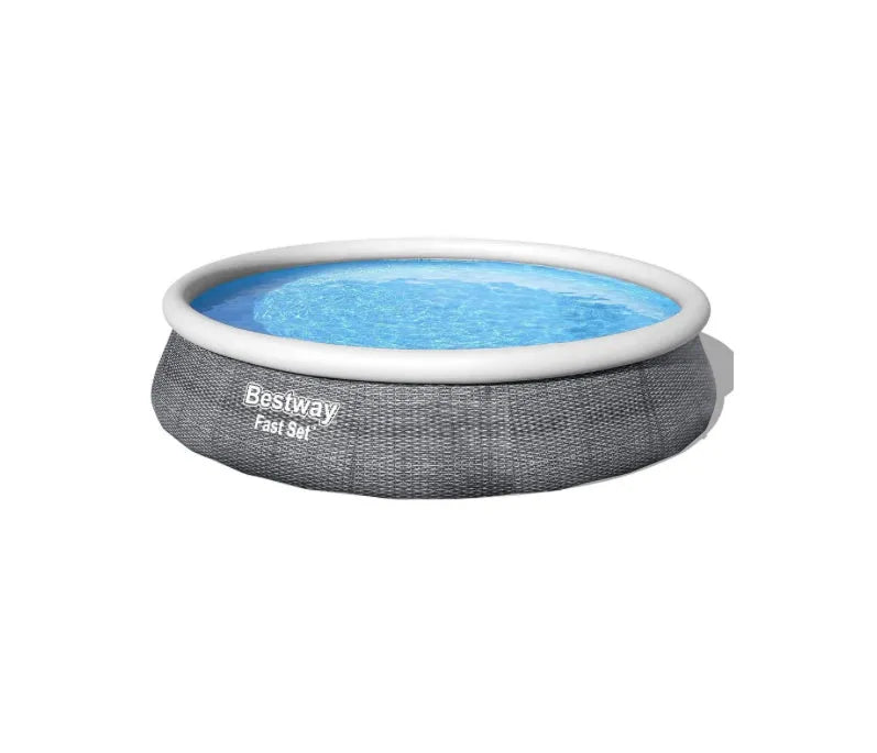 NEW Bestway Fast Set PVC 13' Above Ground Round Inflatable Swimming Pool Set - Me n Mommy To Be