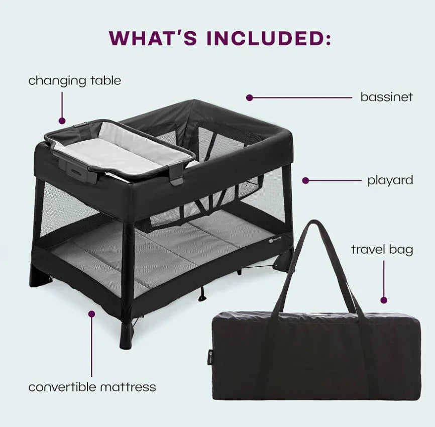 NEW 4moms Breeze Plus Playard in Black