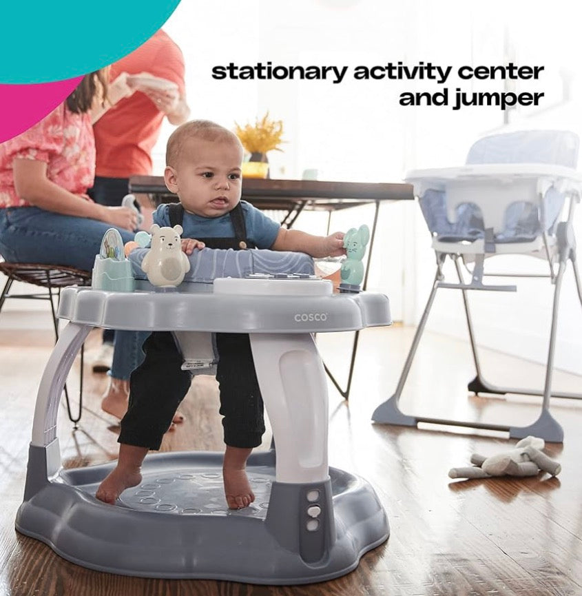 NEW Cosco Play-in-Place Stationary Activity Center - Organic Waves