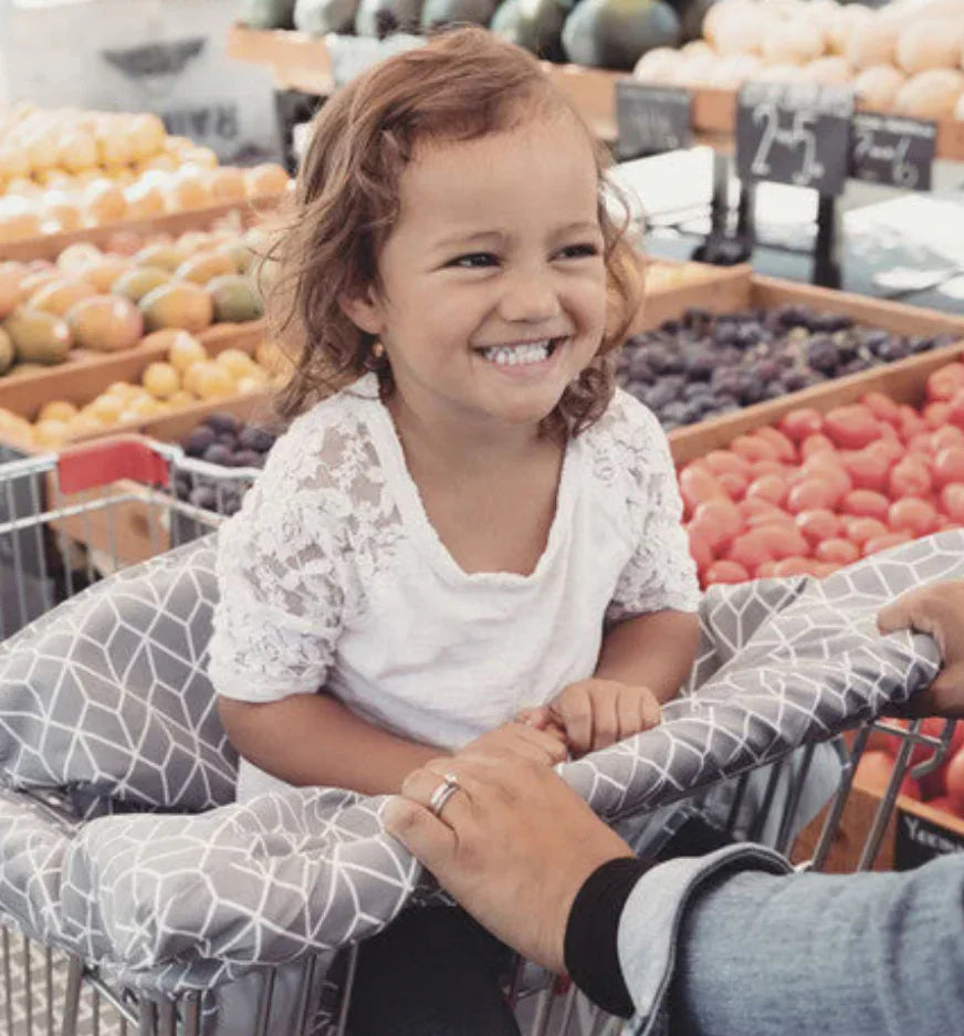 NEW Diono Shop 'n Go Shopping Cart Cover, Grey