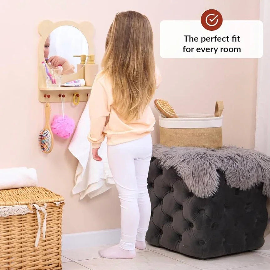 NEW ODOXIA Toddler Montessori Mirror Self Care Station