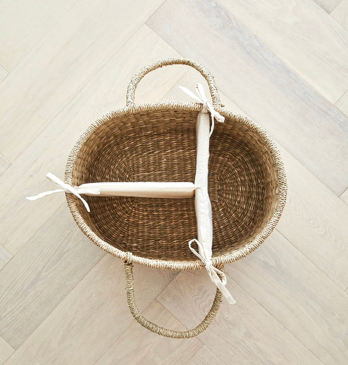 NEW Bebe Bask Rosa Diaper Caddy