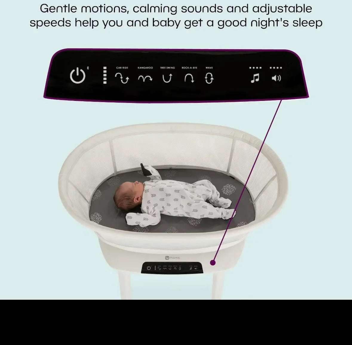 NEW 4moms MamaRoo Sleep Bassinet