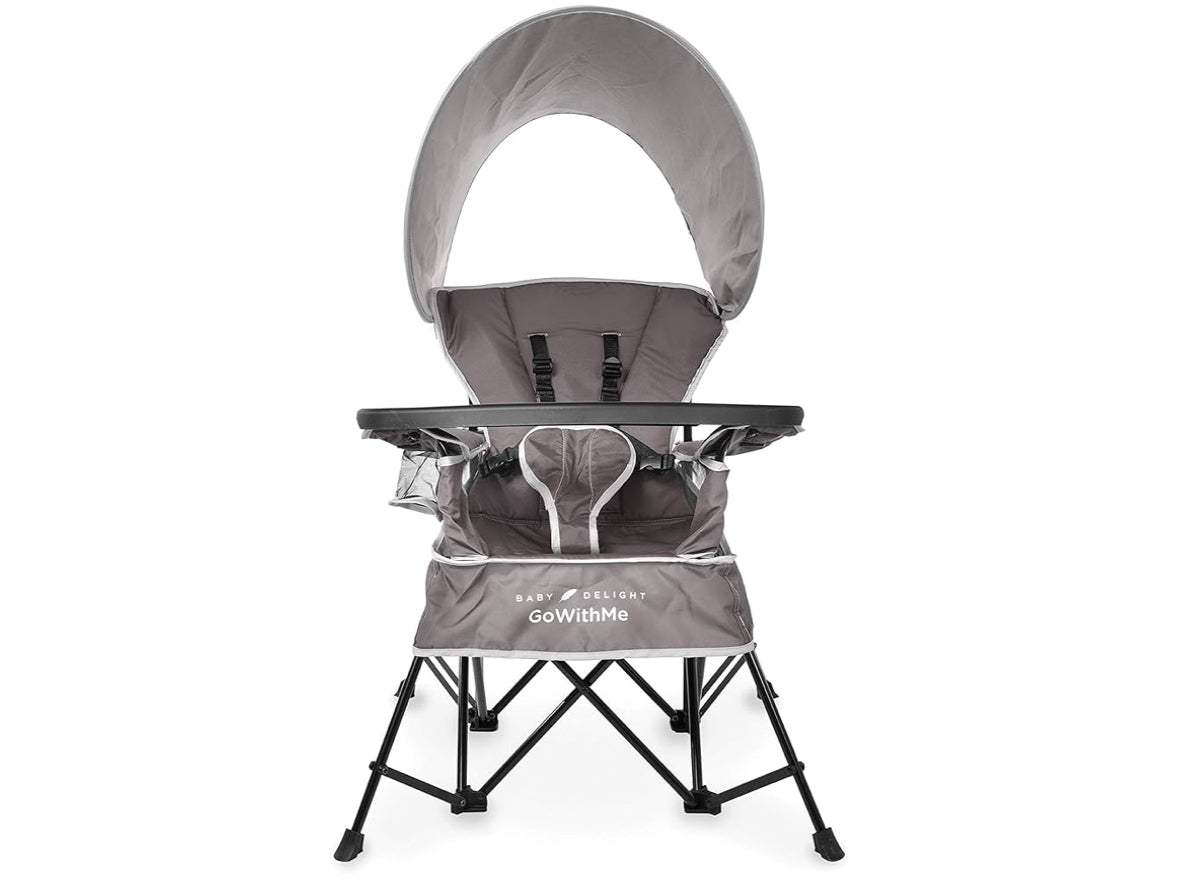 NEW Baby Delight Go with Me Jubilee Deluxe Portable Chair Grey