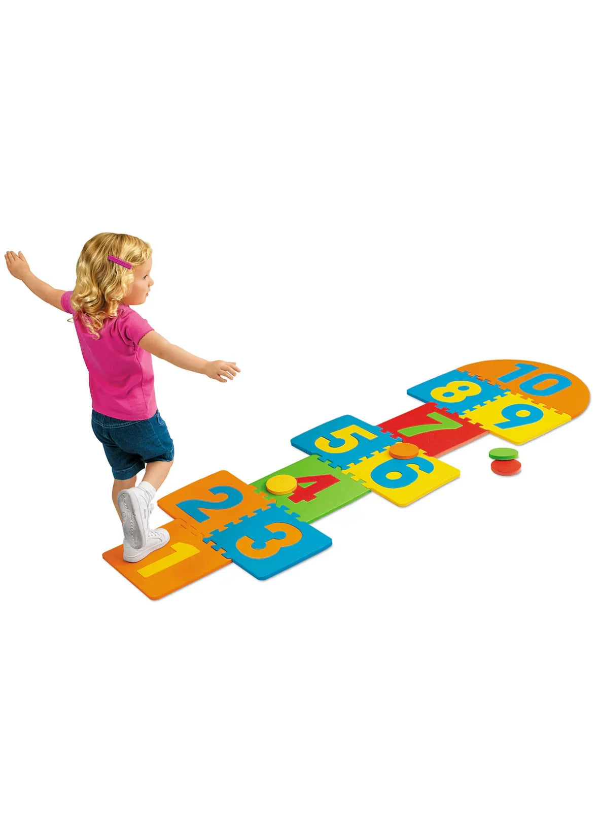 NEW Lakeshore Heavy-Duty Hopscotch Puzzle Mats - Me n Mommy To Be