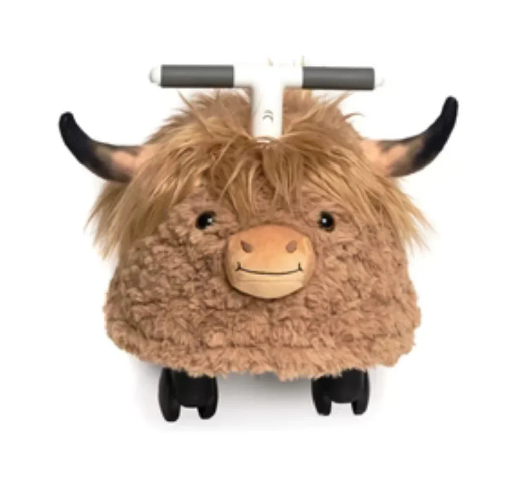 NEW Prince Lionheart Hairies Inflatable Ride-On - Scotch the Highland Cow