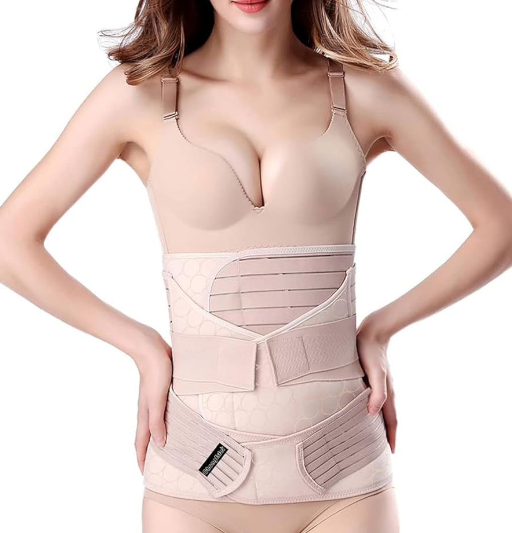 ChongErfei 3 in 1 Postpartum Support Beige One Size