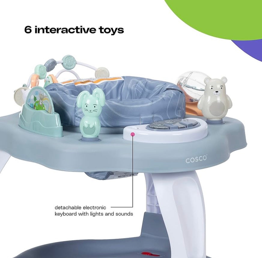 NEW Cosco Play-in-Place Stationary Activity Center - Organic Waves
