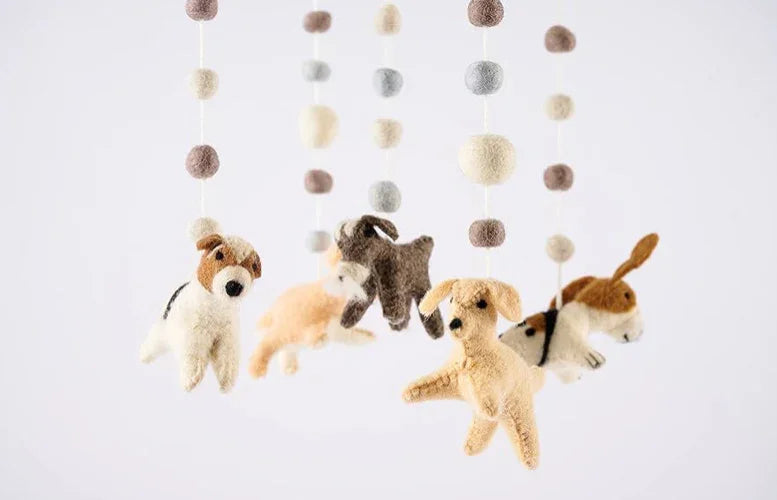 Mud Pie Baby Nursery Puppy Mobile