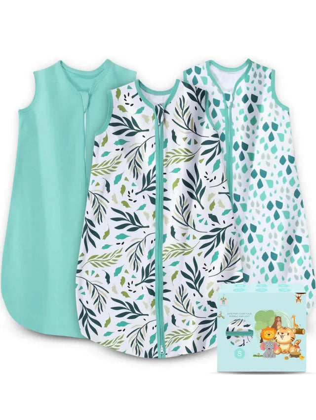 NEW 3pk Wearable Blanket White sz 0-6m - Me n Mommy To Be