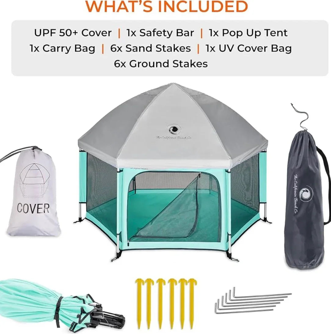 NEW The California Beach Co. Pop 'n Go Playpen
