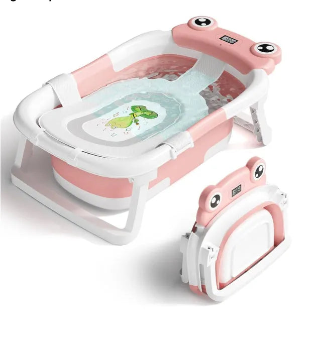 NEW Bunwag Foldable Bathtub in Pink - Me n Mommy To Be