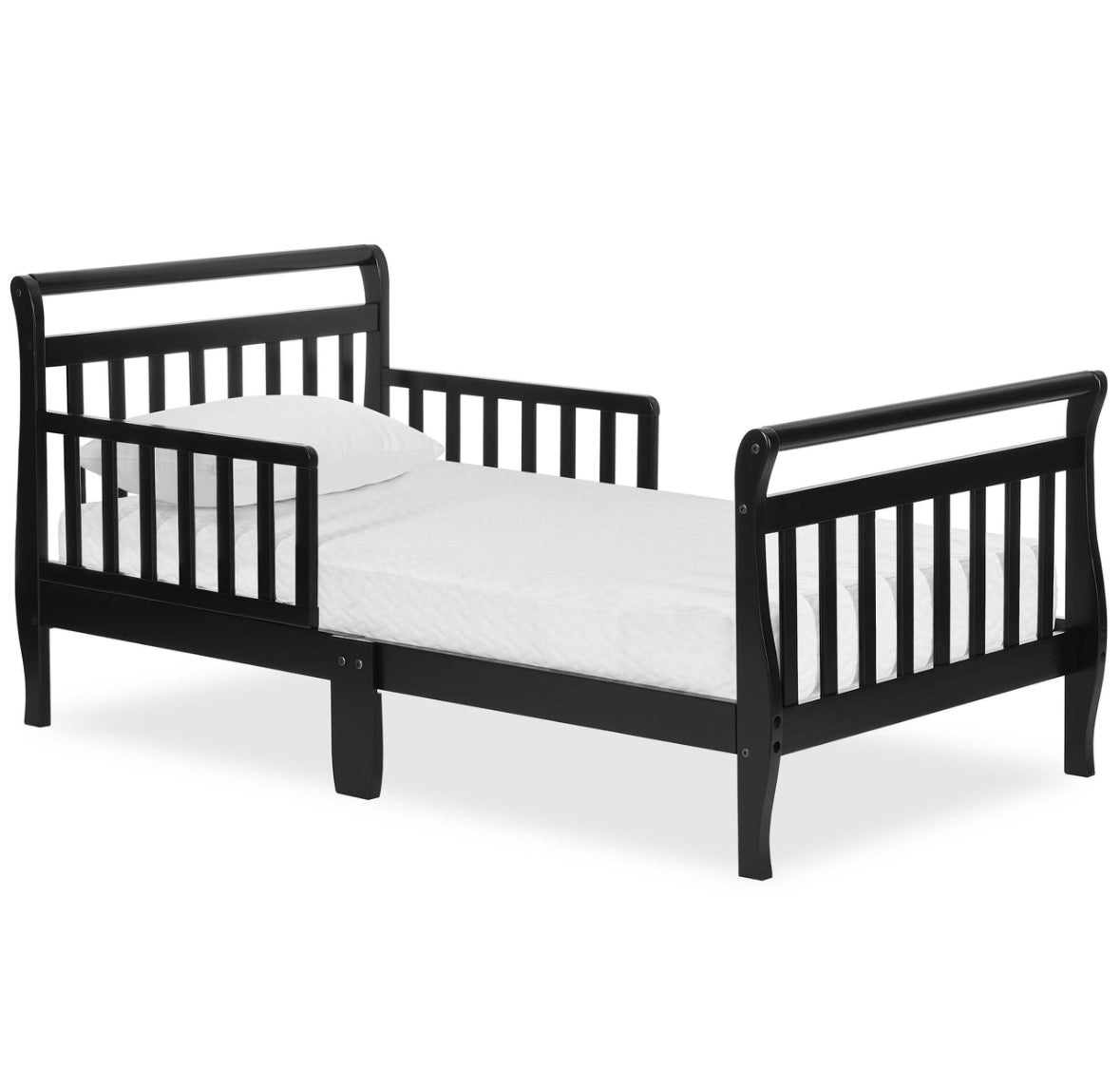 Dream On Me Classic Sleigh Toddler Bed Black
