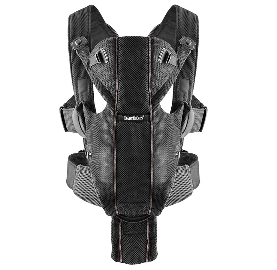 BabyBjorn Miracle Airy Mesh Baby Carrier Black 8-26lbs
