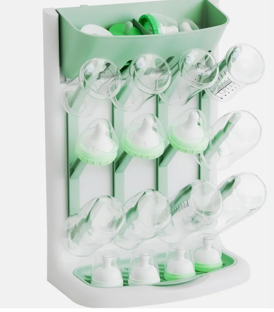 NEW Hanging Bottle Organizer/Drying Rack Teal