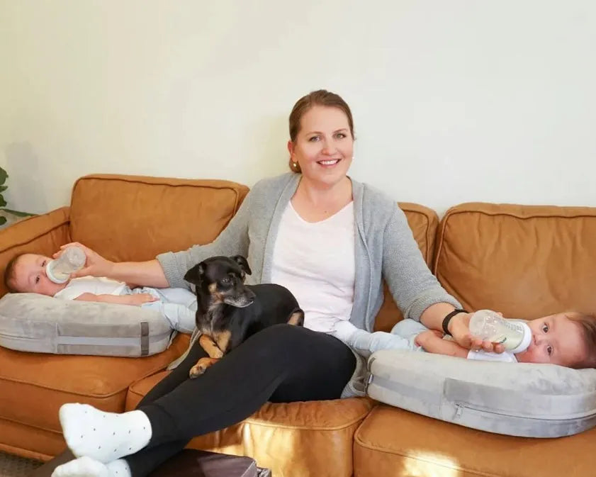 TwinGo Nurse & Lounge Pillow - Grey - Me n Mommy To Be